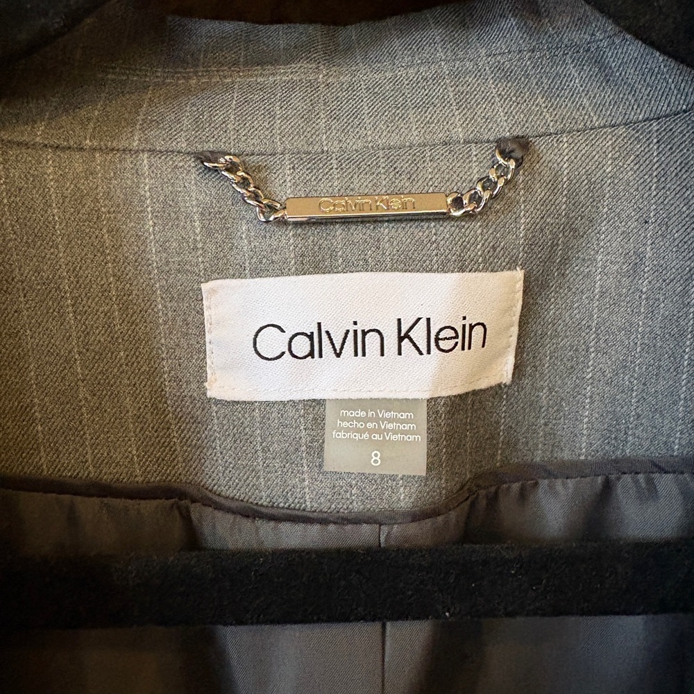 Calvin Klein Gray Blazer